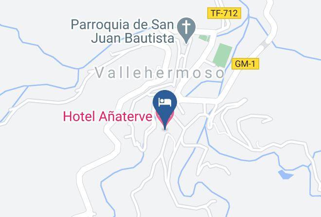 Santa Cruz De Tenerife - Hotel Anaterve Maps