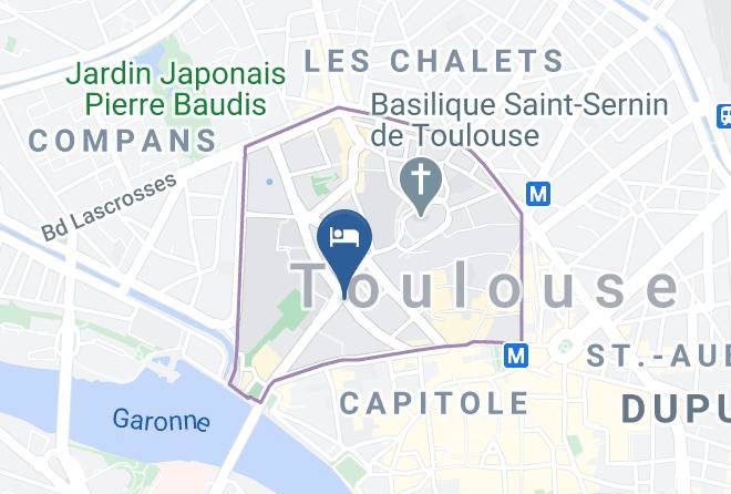 Haute Garonne - Hotel Anatole France Maps