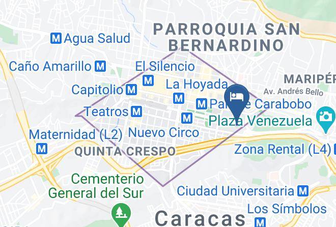 Caracas - Hotel Anauco Venetur Maps