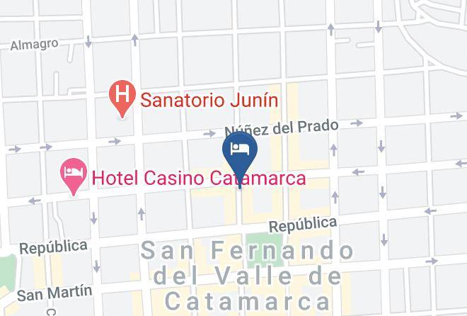 Catamarca City - Hotel Ancasti Maps