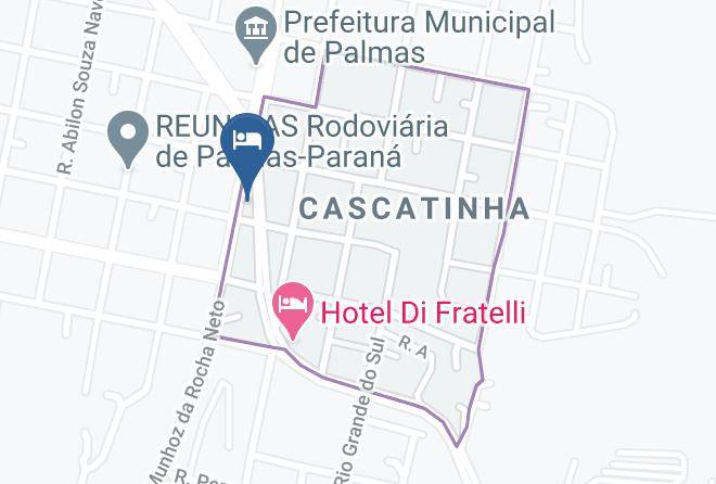 Palmas - Hotel Ancelf Express Palmas Parana Maps