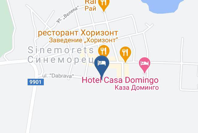 Tsarevo - Hotel Anchor Maps