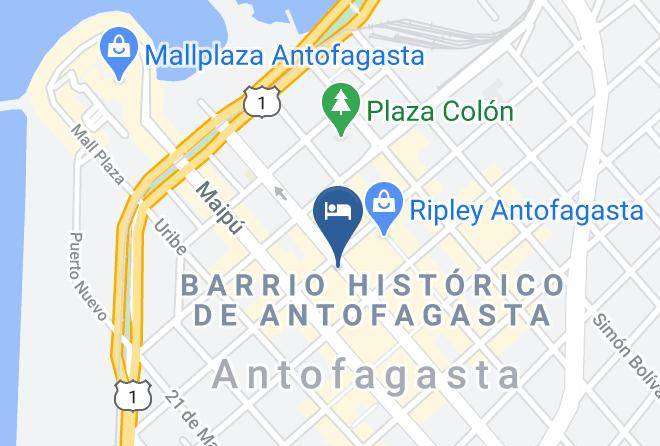 Antofagasta Province - Hotel Ancla Inn Maps