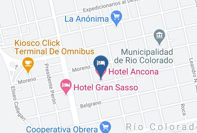 Pichi Mahuida - Hotel Ancona Maps