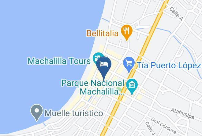 Puerto Lopez - Hotel Ancora Maps