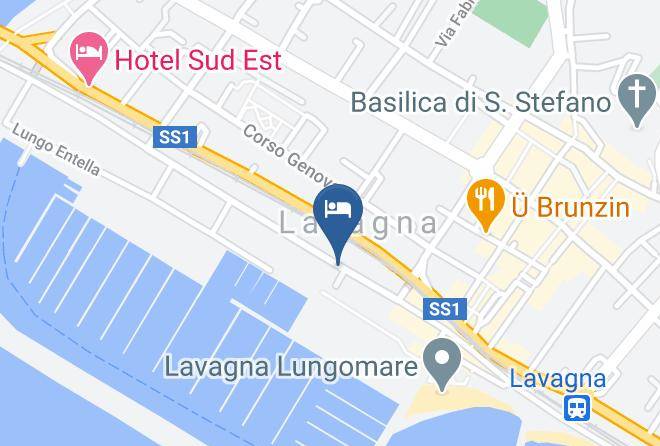 Genoa - Hotel Ancora Riviera Maps