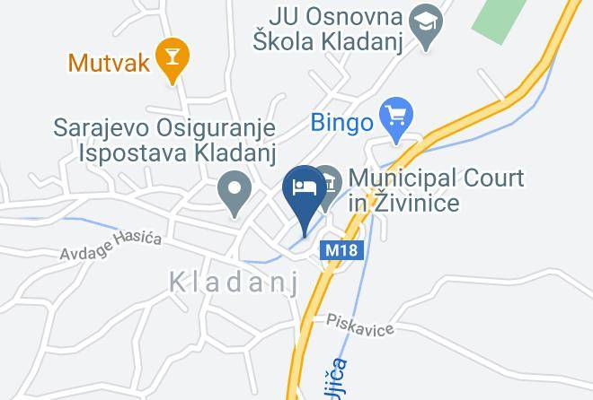 Tuzlanski - Hotel And Bar Bosna Maps
