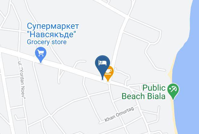 Byala - Hotel And Bistro Romantic Maps