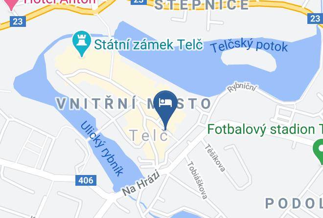 Jihlava - Hotel And Cafe Telc Maps