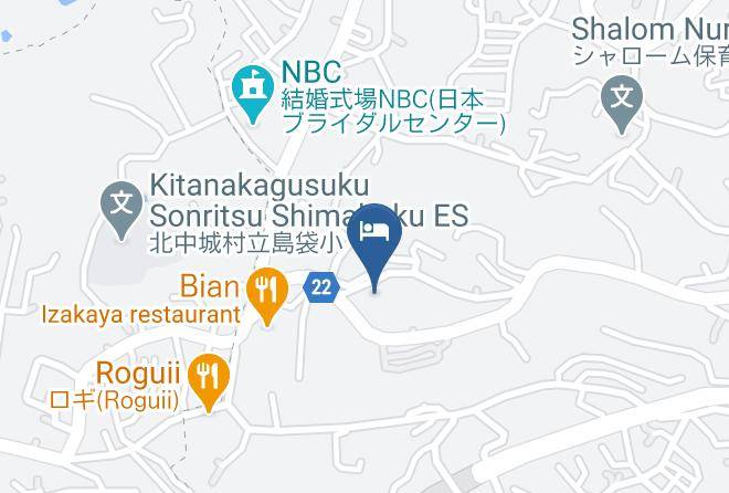 Okinawa City - Hotel And Condominium Bin Maps