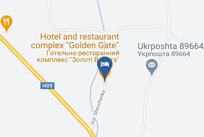 Mukacheve Raion - Hotel And Restaurant Complex Golden Gate Maps