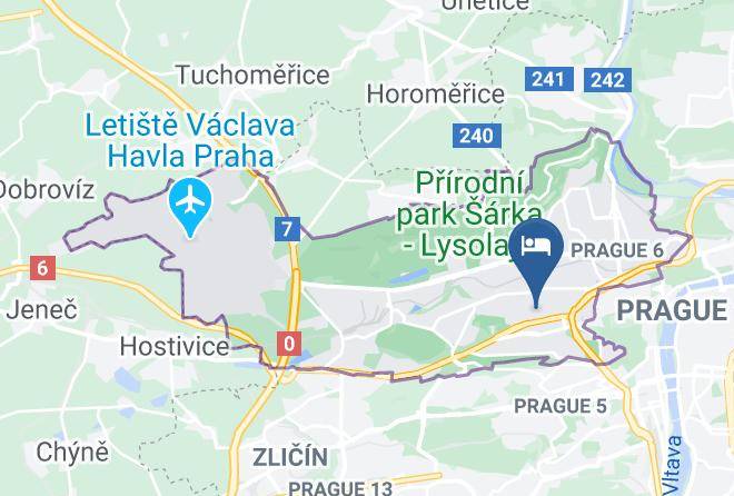 Prague - Hotel And Restaurant Hormeda Maps