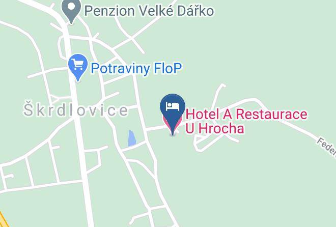 Zdar Nad Sazavou - Hotel And Restaurant U Hrocha Maps
