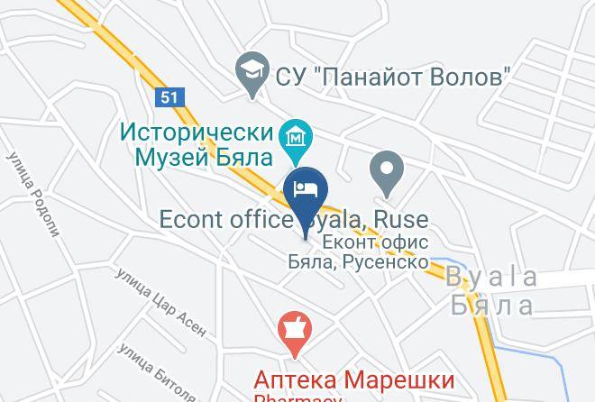 Byala - Hotel And Restaurant Verona Maps