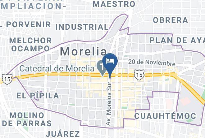 Morelia - Hotel And Suites San Miguel Maps