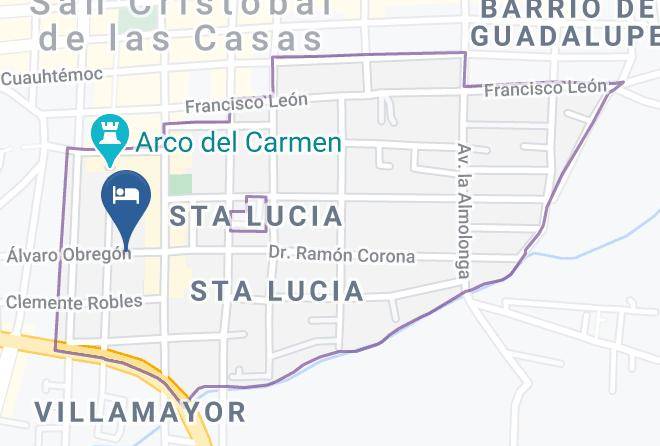 San Cristobal De Las Casas - Hotel Andador Del Arco Maps
