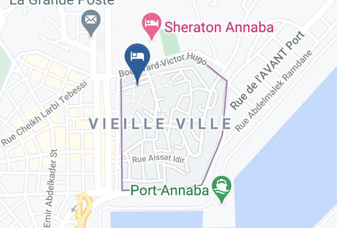 Annaba - Hotel Andalous Maps
