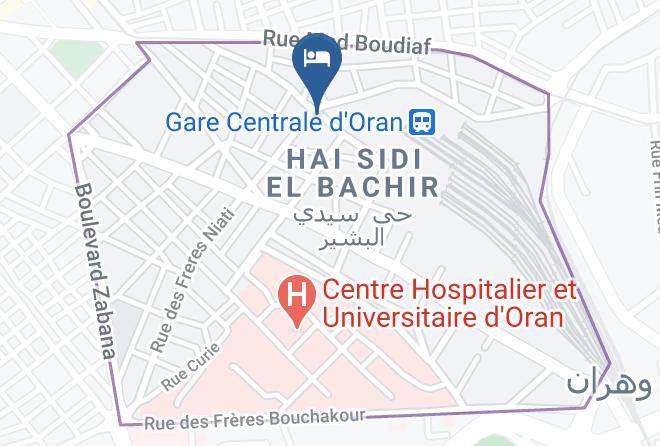 Oran - Hotel Andalous Maps