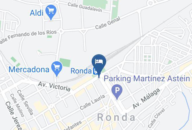 Malaga - Hotel Andalucia Maps