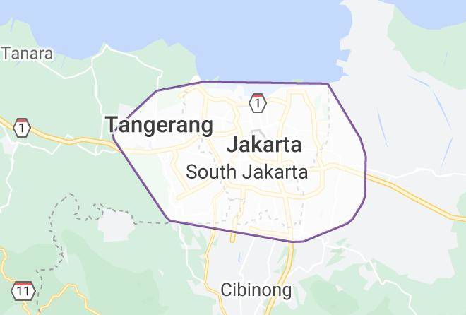 Jakarta Selatan - Hotel Andalus Maps