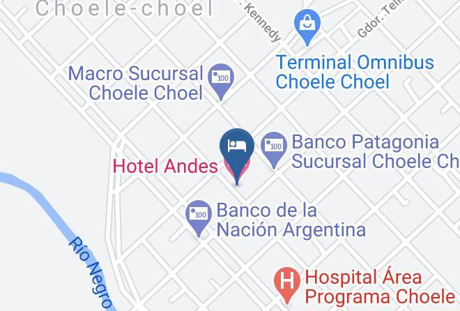Avellaneda - Hotel Andes Maps