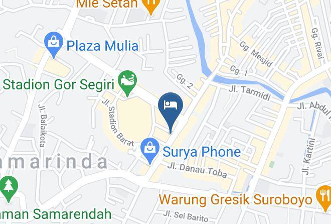 Samarinda - Hotel Andhika Maps