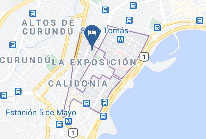 Calidonia - Hotel Andino Maps