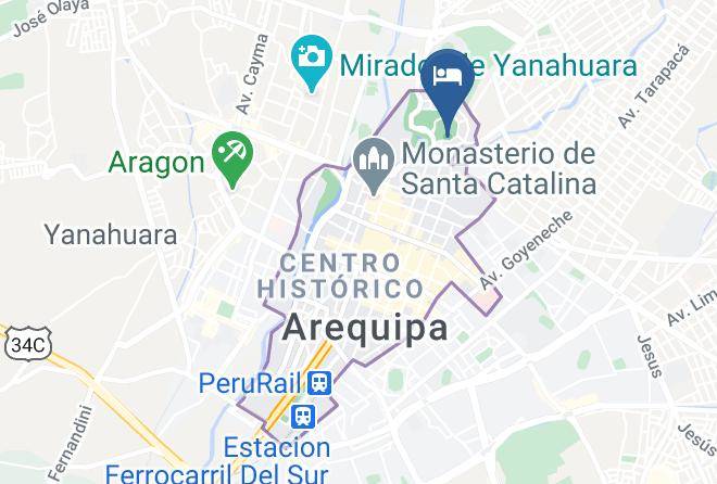 Arequipa - Hotel Andino Selva Alegre Maps