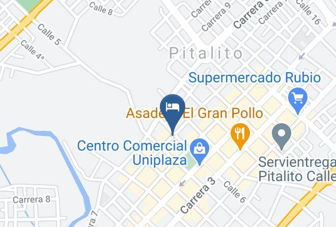 Pitalito - Hotel Andinos Plaza Maps