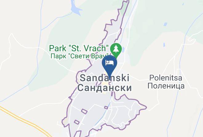 Sandanski - Hotel Andon Angelov Maps