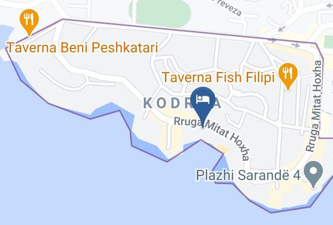 Saranda - Hotel Andon Lapa I Pare Maps
