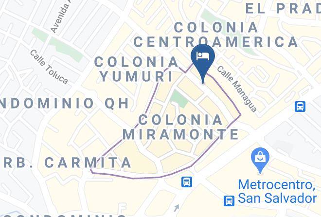 San Salvador - Hotel Andoria Maps