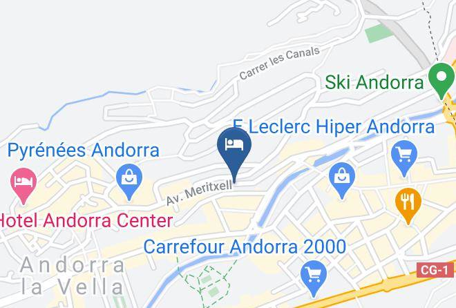 Andorra La Vella - Hotel Andorra Palace Maps