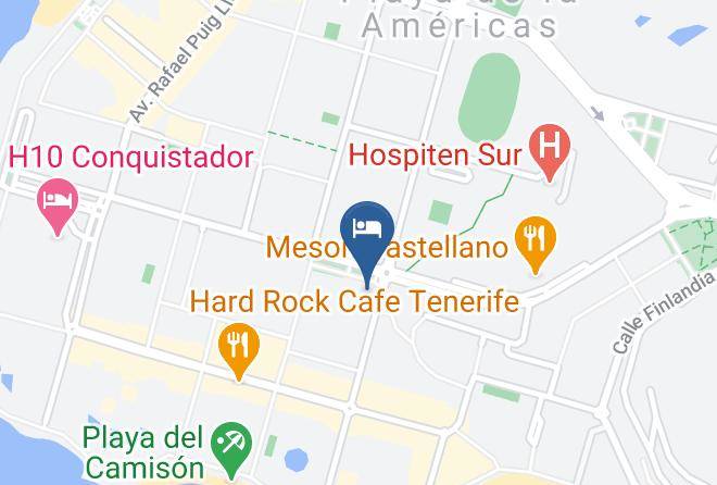 Santa Cruz De Tenerife - Hotel Andorra Maps