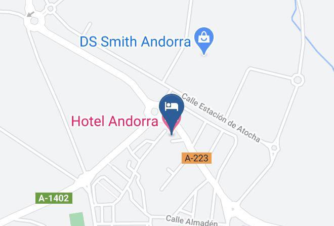 Teruel - Hotel Andorra Maps
