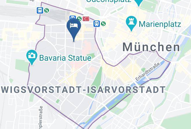 Munich District - Hotel Andra Munchen Maps