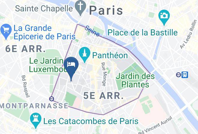 Paris - Hotel Andre Latin Maps