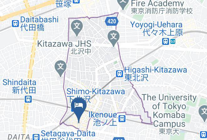 Setagaya Ward - Hotel Andree Maps