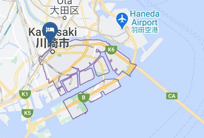 Kawasaki City Kawasaki Ward - Hotel Andree Maps