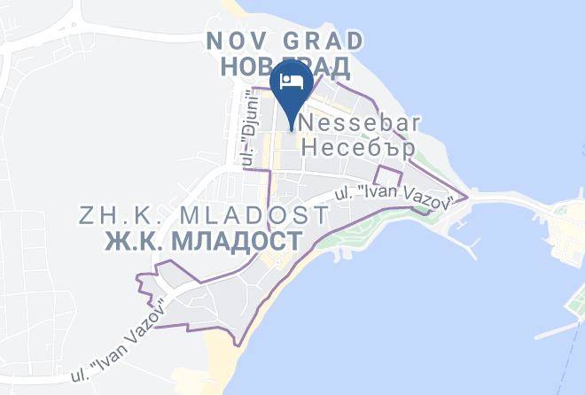 Nesebar - Hotel Andreev Maps