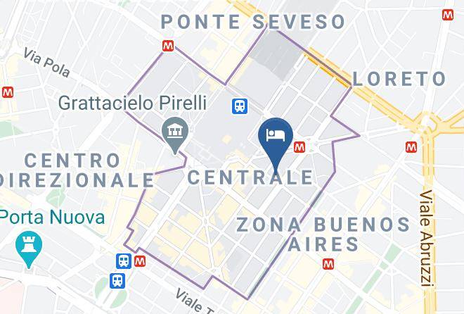 Hotel Andreola Central Map