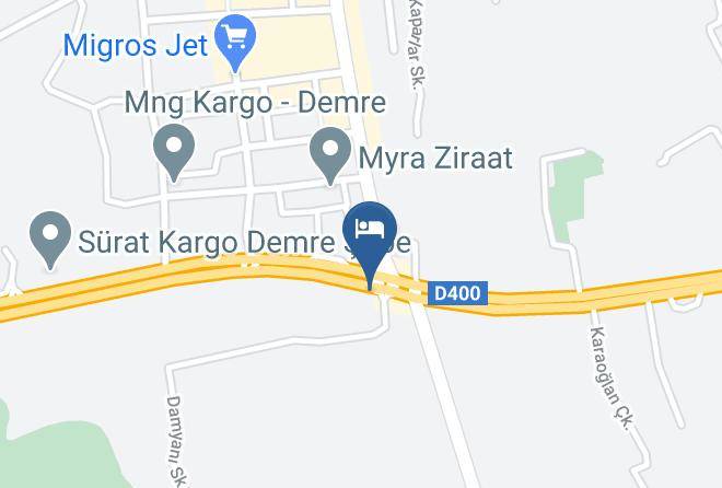 Demre - Hotel Andriake Maps