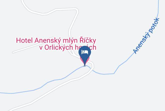 Rychnov Nad Kneznou - Hotel Anensky Mlyn Ricky V Orlickych Horach Maps