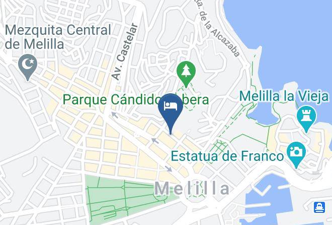 Melilla - Hotel Anfora Maps