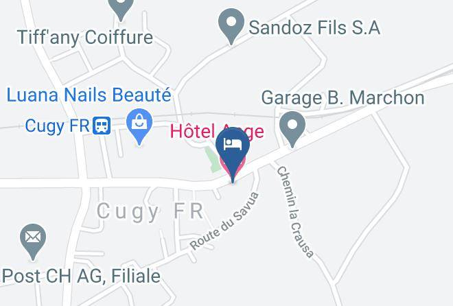 La Broye - Hotel Ange Maps