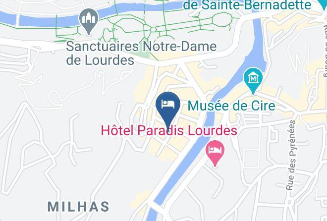 Hautes Pyrenees - Hotel Angelic Lourdes Maps