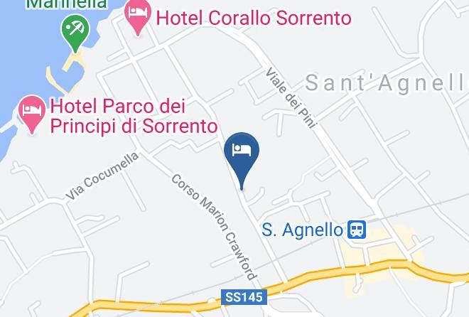 Hotel Angelina Sorrento Map