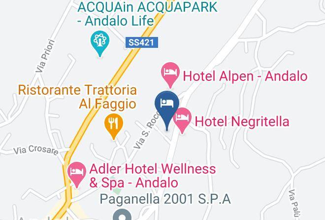 Trento - Hotel Angelo Maps