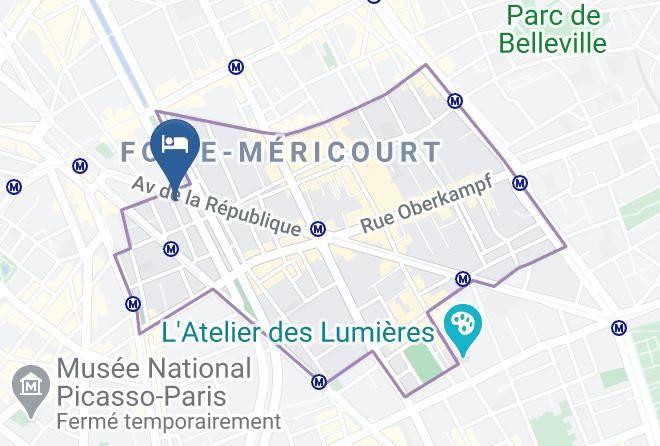 Paris - Albert's Hotel Maps