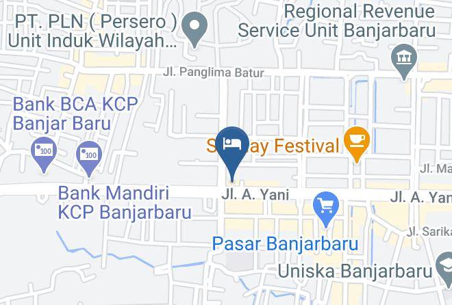Kota Banjarbaru - Hotel Anggrek Maps
